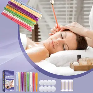 TrveRelief Multi Pack Beeswax Ear Candles - 5-Pack Earwax Removal Kit, Natural Beeswax Blend Tool for Adults, Home Gentle Daily Cleaning & Stress Relief