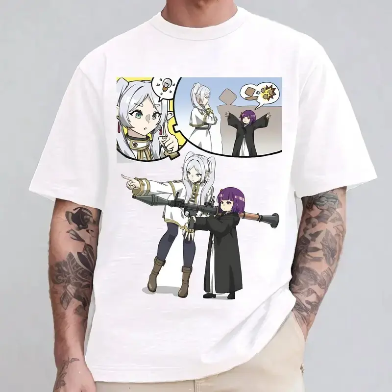 Frieren - Beyond Journey's End T-Shirt,funny Frieren shirt western  outfits