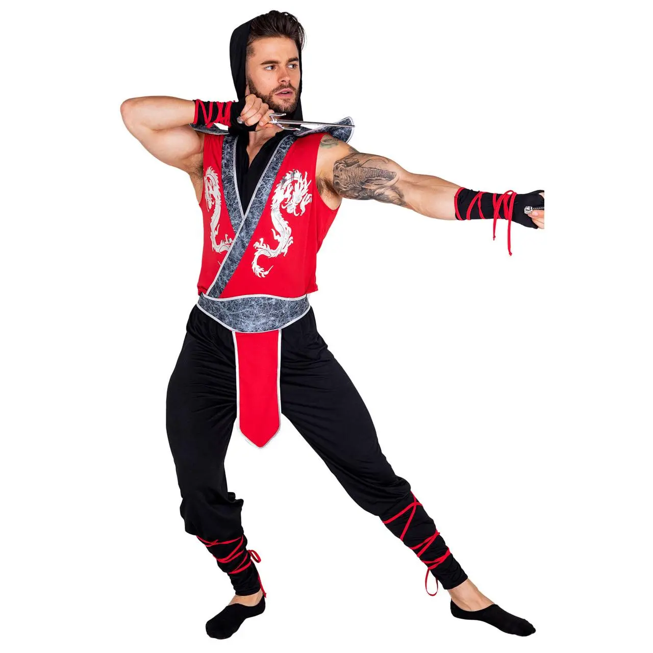 Men's Deadly Combat Ninja Costume