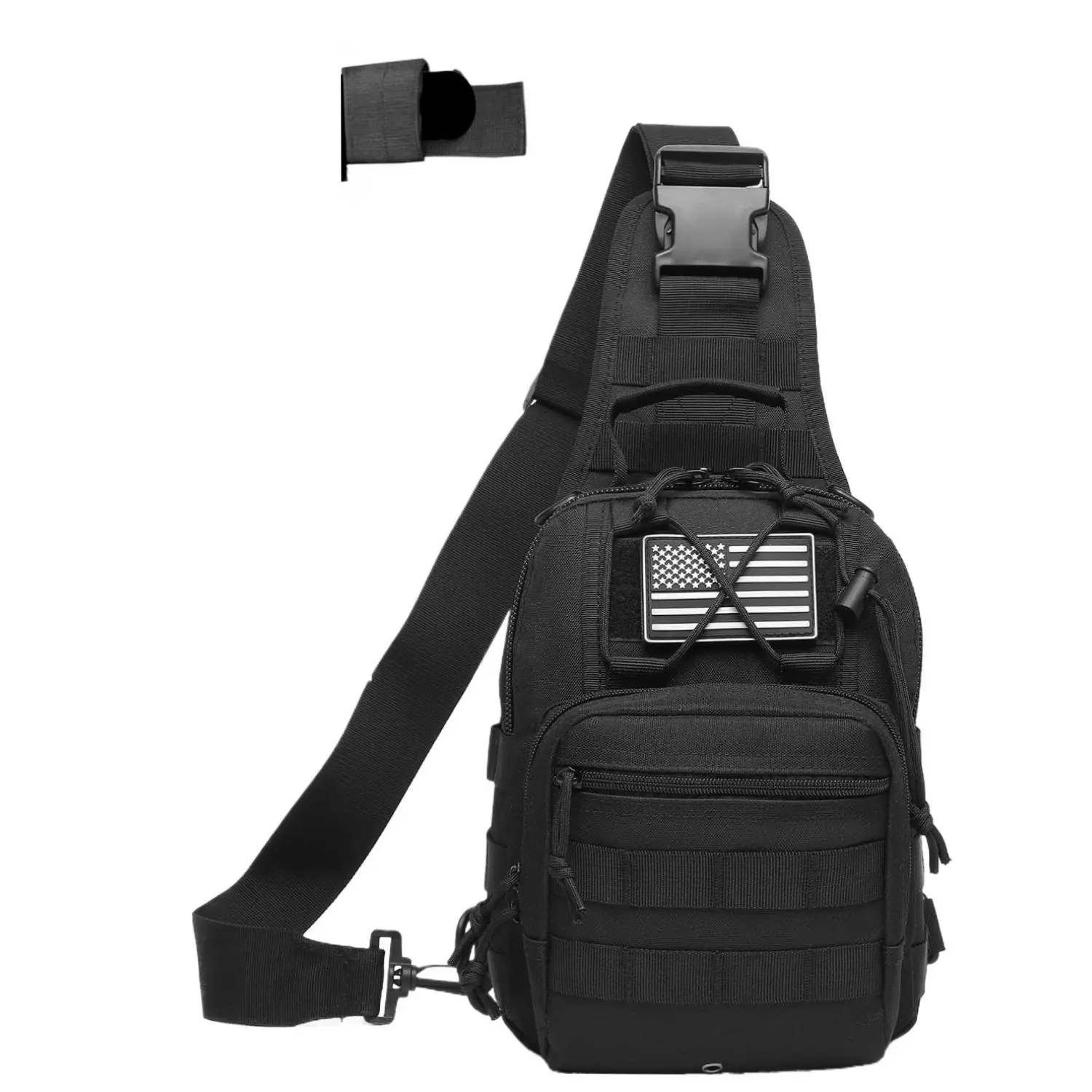 Outdoor backpacks, shoulder bags, tactical crossbody bags, MOLLE, EDC chest bags, military-grade | waterproof | durable | adjustable, suitable for outdoor sports, hiking, travel, fishing, men's and women's gym bags, everyday carry gear, Christmas gifts.