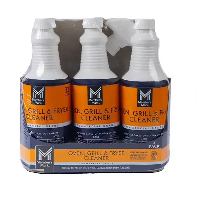 Member's Mark Commercial Oven, Grill and Fryer Cleaner, 32 oz., 3 Pack
