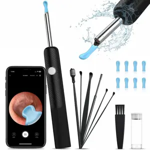 Multi Functional Visual Ear Picking Tool, Earwax Removal Tool, 8 Replacement Tips, Type-C Charging, Wireless Visual Ear Cleaning, Earwax Removal Kit, New Model Xinghao T3