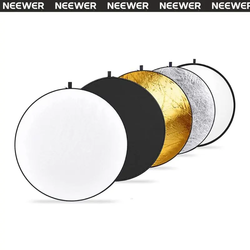 NEEWER 5-in-1 Collapsible Light Reflector, Camera Accessories for Photography Equipment tiktokshopbacktoschool