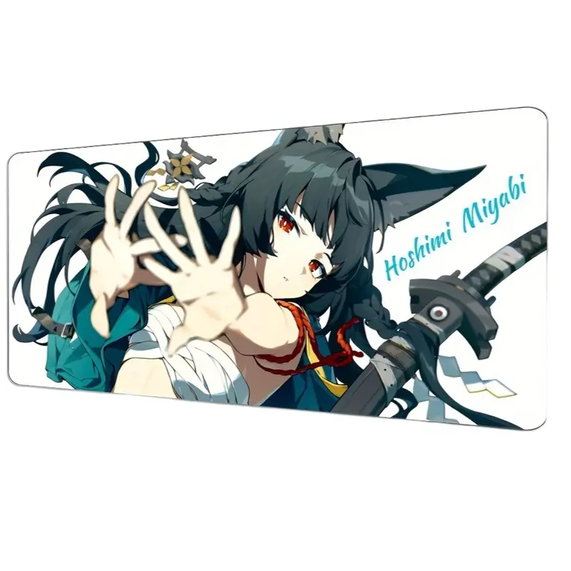 Anime Gaming Mouse Pad Large Desk Mat, Diatom Mud Material Desktop Pad with Non Slip Rubber Base, Colorful Anime Style Extended Keyboard Mouse Pad for PC Computer Laptop Office Workspace Gaming Setup Decor, 31×12 Inch