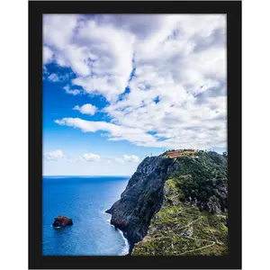16x22 Black Picture Frame, Wall Mounting Horizontally or Vertically, Decoration for Photos, Paintings, Posters, Artwork