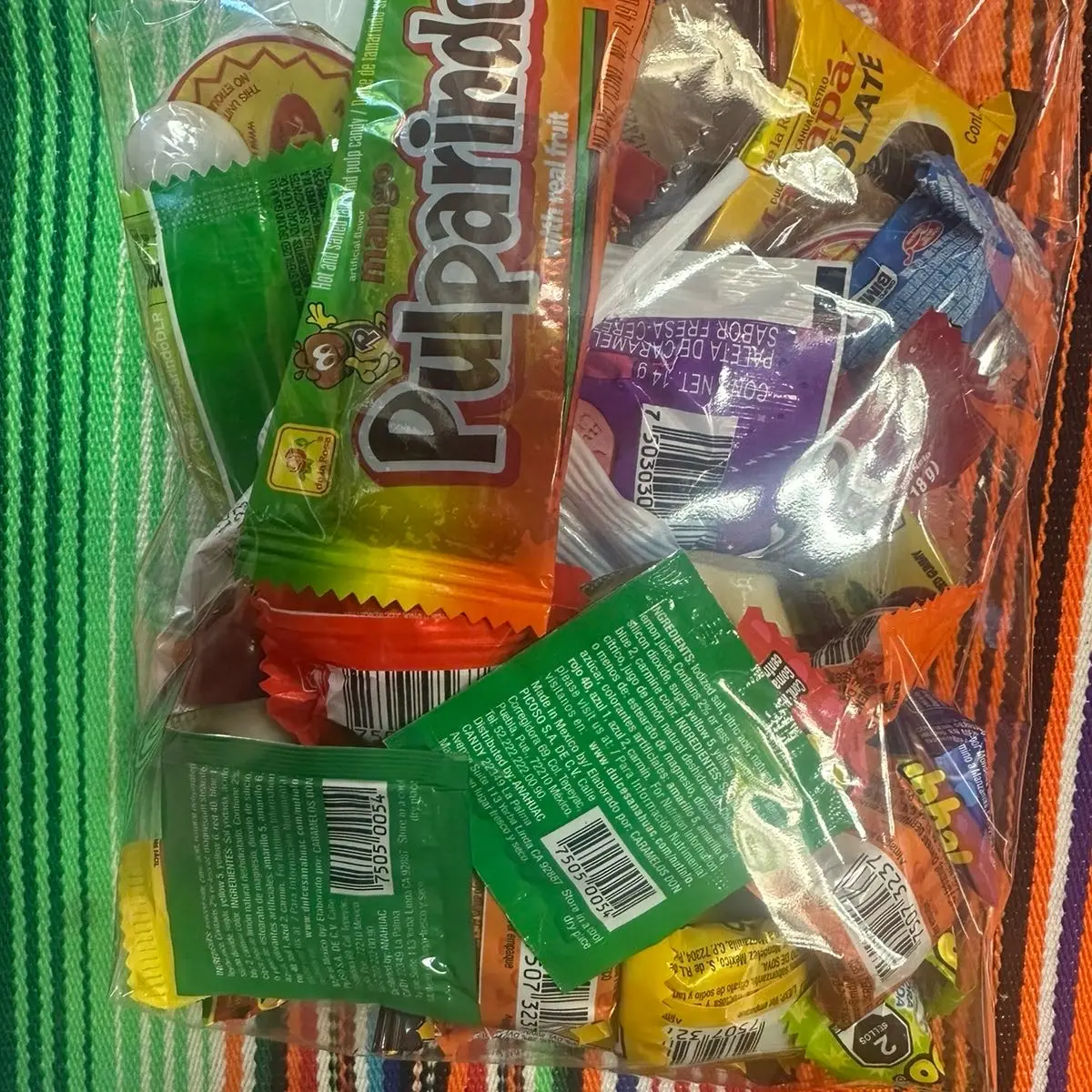 50 Pcs Mexican Candy Variety Mix - Spicy or Sweet Snacks Candies Bonbon Sugar chocolate