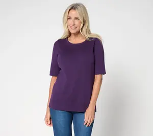 Brandis Dress Out Loud Elbow Sleeve Sweater Shell