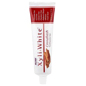 NOW Foods XyliWhite™ Toothpaste Gel, Cinnafresh, 6.4 oz (181 g)