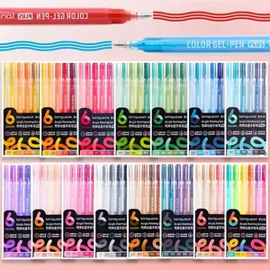 Colored Gel Pen (12pcs/set), 1mm Needle Tip Gel Pen, Large Capacity Ink Pens, Art Supplies for Diary, Card, DIY, Coloring, Doodling, Scrapbooking Supplies, Colorful Precision Pens, Acrylic Painting Pen
