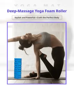 Foam Roller EVA Deep Tissue Muscle Massage Roller for Yoga Fitness Pain Relief