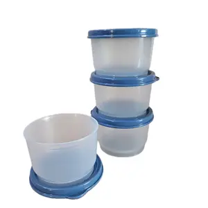 Tupperware Snack Cup Set with 4 oz Containers & Leak Proof Lids Mini Air Tight Design for Easy Storage Portability Ideal for Single Servings