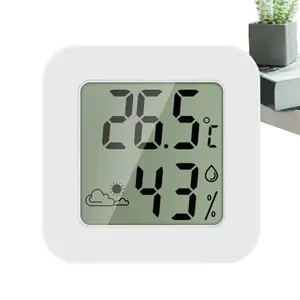 Thermograph Hygrometer Indoor Digital Hygrometer Thermograph Battery Operated Humidity Sensor For Nursery Outdoor Balconies