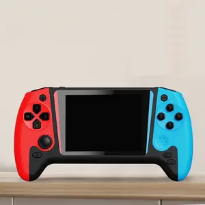 Handheld Game Console Retro Large Screen Smooth Joystick Buttons Perfect Nostalgia Home Friend Leisure Gaming Device Portable Handheld Console