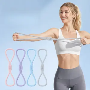 Figure 8 Resistance Bands, 25LB Stretch Bands for Posture Correction & Shoulder Training