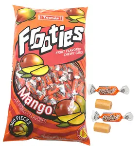 Frooties 360 Piece Bag Mango (Net Wt. 38.8oz.) - Sweet and Tangy  Snack- Candy tiktok socker bit delicious Tuna Refill Pouch Bonbon Fruity Mangga