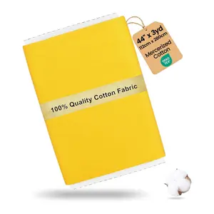 Newbrothread&Craftido-19 Options-100% Cotton Fabric by The Yard in Solid Color 44”Wide by 3yd (9 ft) -Medium Weight 5.2 oz-Soft Cotton for Quilting, Sewing, Crafts, Binding, Backing and Lining, mothersdaygift