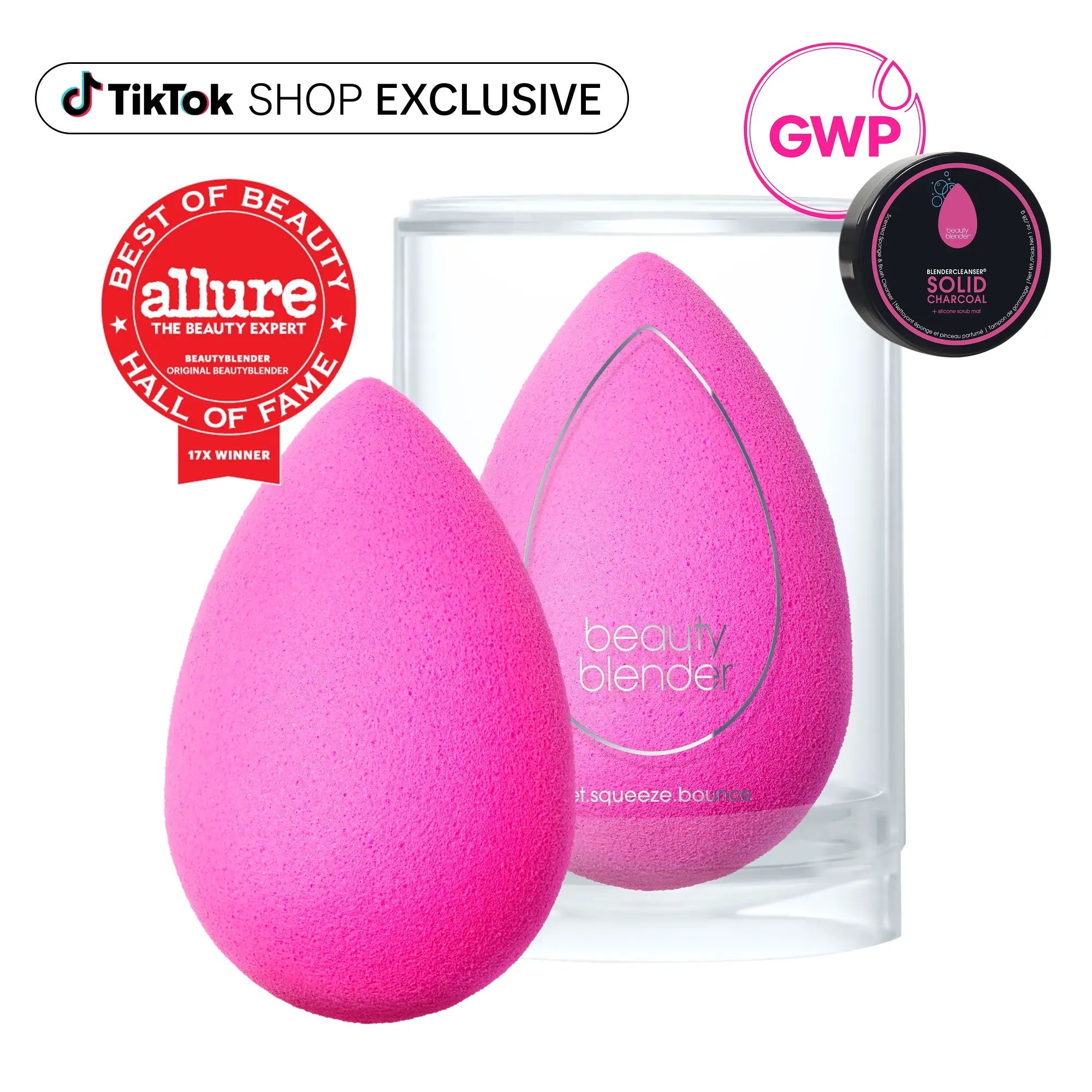 Beautyblender Original Pink Makeup Sponge + Free Gift With Purchase!