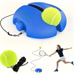 A set of tennis training equipment - tennis racket training set, suitable for beginners, equipped with an automatic ball launcher and string, is an ideal gift for outdoor sports enthusiasts and a great choice for Christmas presents