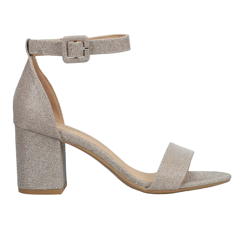 CL by Laundry Womens Jody Block  Dress Sandals Mid Heel 2-3" - Gold
