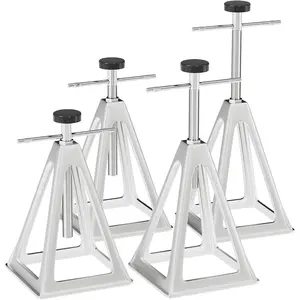 RV Stack Jacks, Aluminum Stabilizer Jacks for RV Trailer Camper, Single Support Up to 6000 Lbs, Adjustable from 11" to 17"