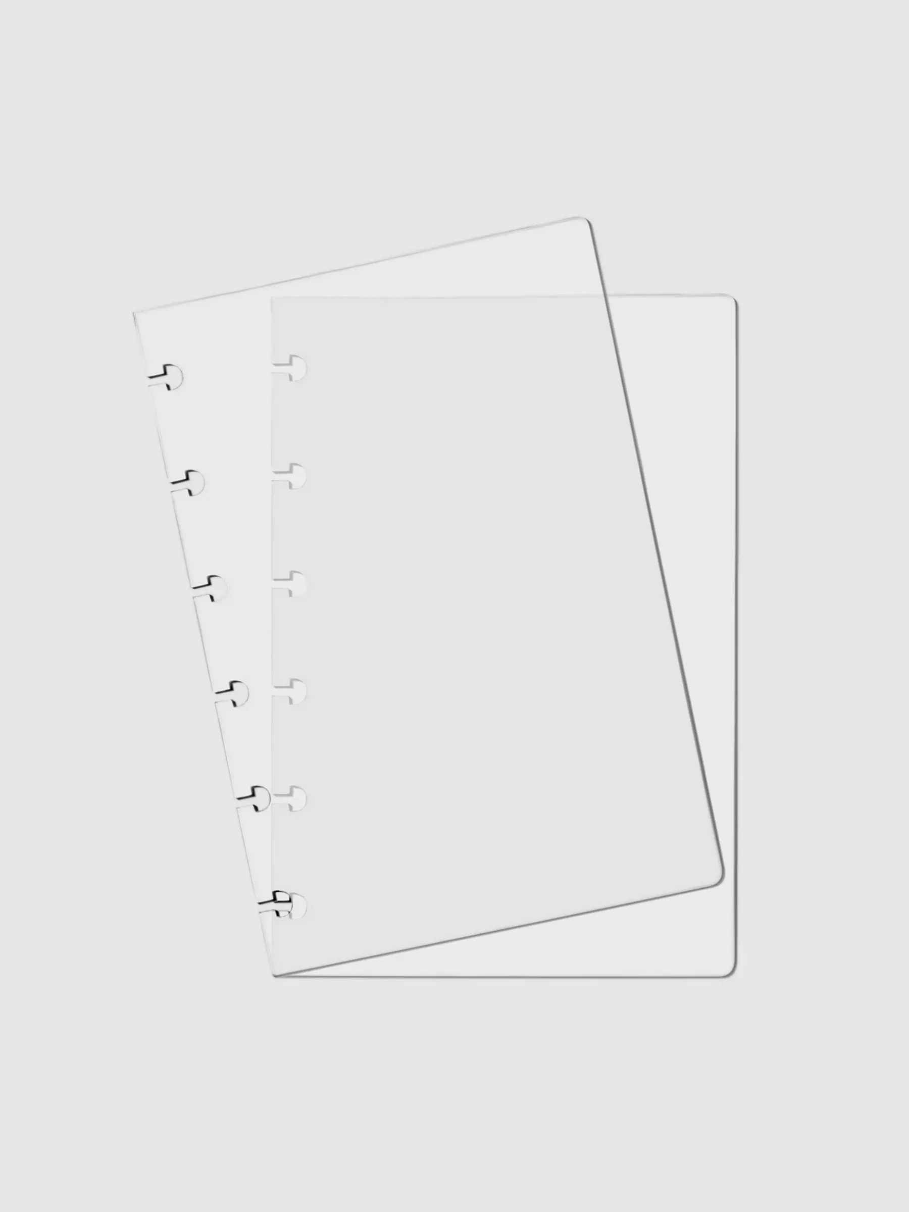 Crystal Clear Discbound Notebook Cover | CP Petite Crystal Clear Discbound Notebook Cover | CP Petite