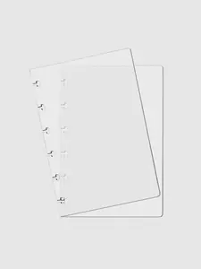 Crystal Clear Discbound Notebook Cover | CP Petite