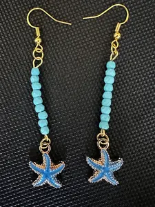 Blue Tide Starfish Dangles