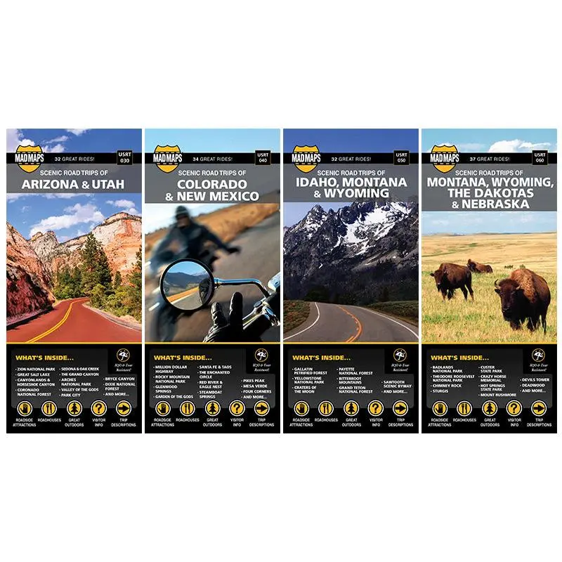 Wild West - Map Pack for Travel and Outdoor Adventure