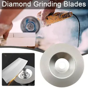 100mm 16-hole 400-grit diamond grinding disc suitable for polishing glass, ceramics, and marble