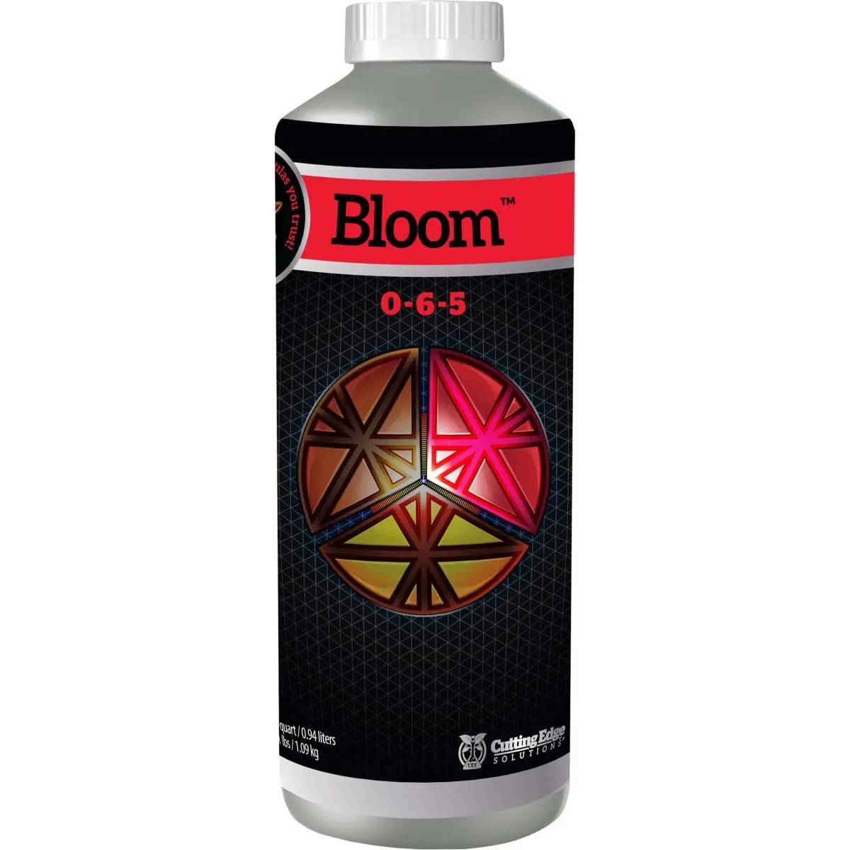 Cutting Edge CES2302 32oz Bloom 0-6-5 Fertilizer - Flowering Boost, Garden Plant Growth Support