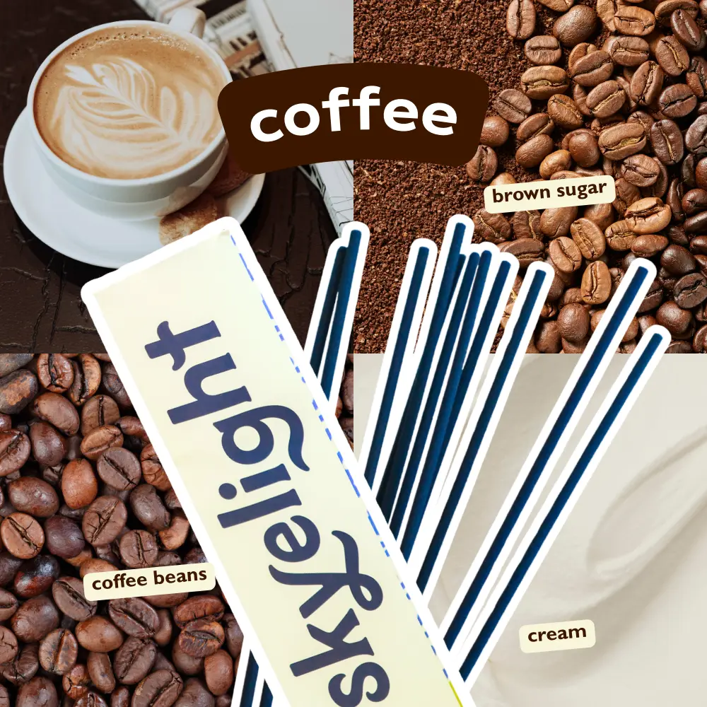 Coffee scented incense sticks