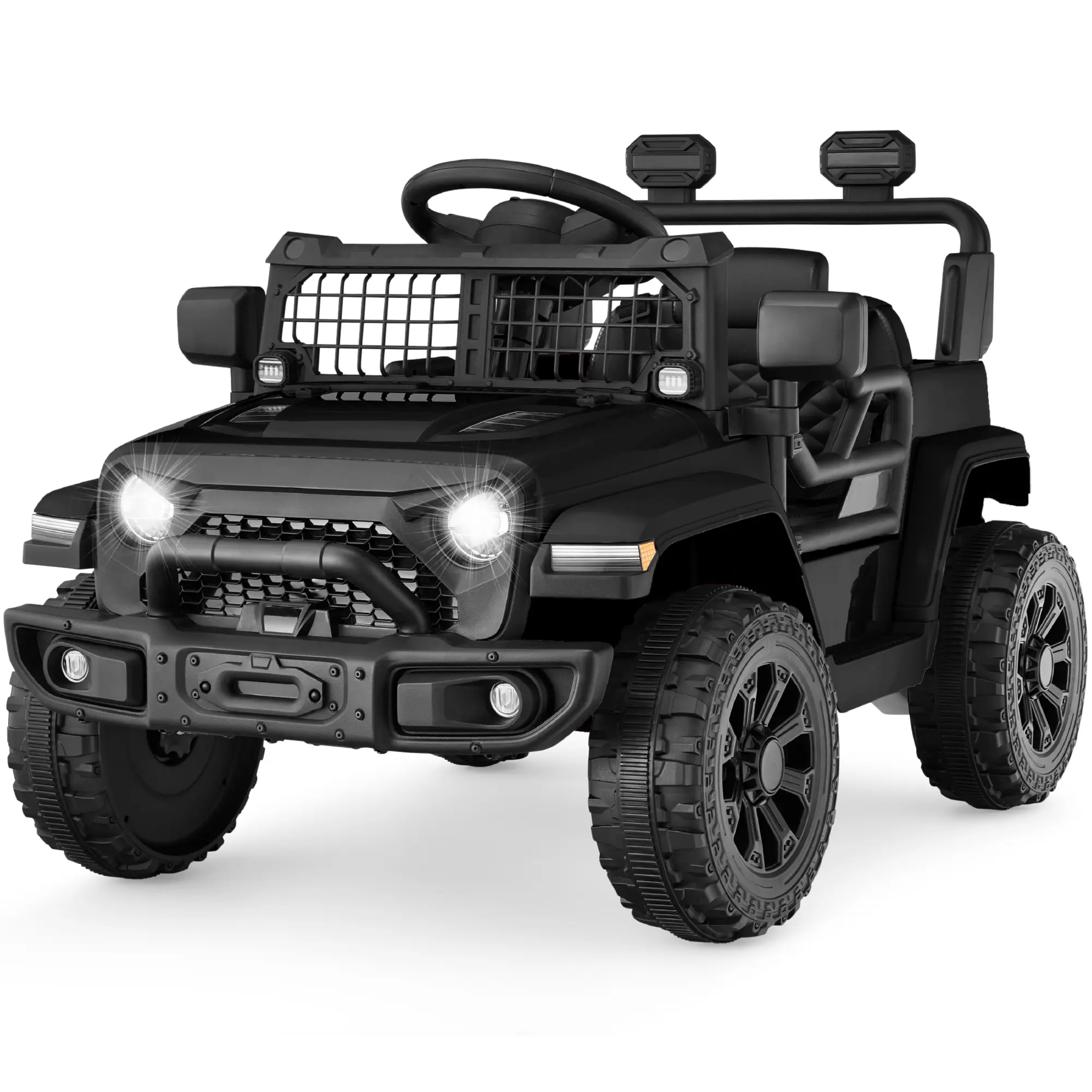 Best Choice Products 12V Kids Ride On Truck w/ Remote Control, Electric Car for Toddlers 3-5, Safety Harness