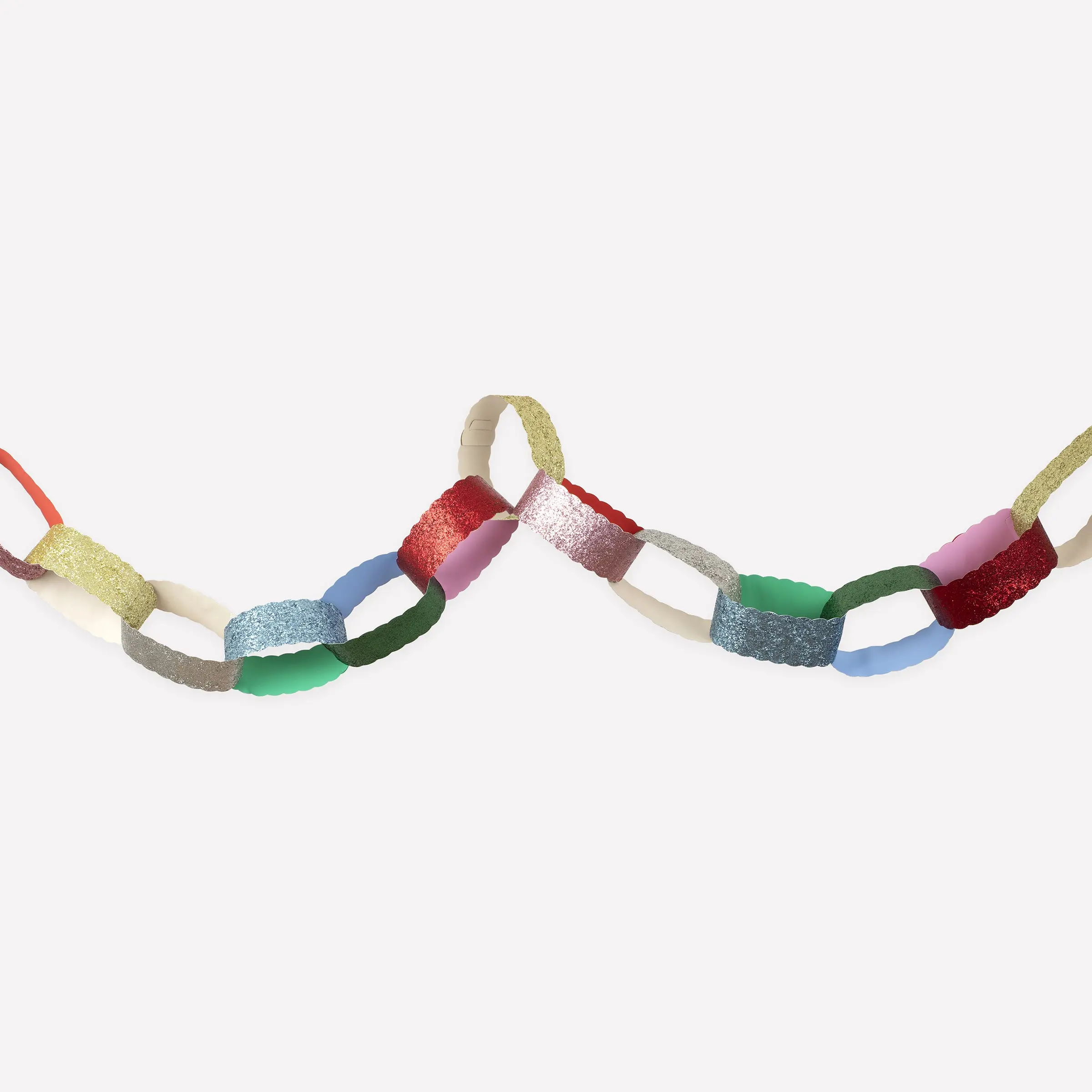 Giant Glitter Paper Chains Set