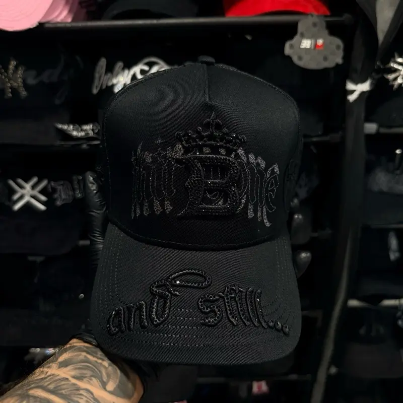 B Hat, Black Stylish Everyday Headwear for Casual Outfits