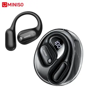 Miniso Ms190 Ows Bluetooth-compatible 6.0 Earbuds with Mic, 48h Playtime, Noise Cancelling, Waterproof, Sporty Design for Running True Wireless Earbuds, Wireless Audio Earbuds