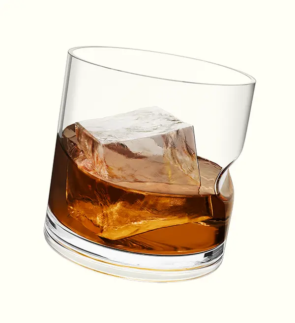 Shatterproof Reusable Whiskey Tumbler - 12.5 oz Durable Glass Cup Kitchen Drinkware