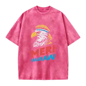 Meri-caaaaaw - Unisex T-Shirt - Funny 4th of July Merica Eagle