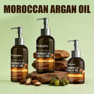 Moroccan Argan Hair Oil for Women – Lightweight Hair & Scalp Care Oil for Smooth Silky Hair, Frizz Control, Floral, Sweet Sea Salt or Unscented