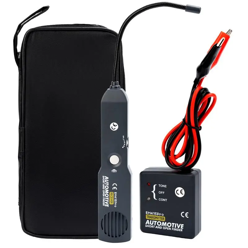 em415Pro Car Electrical Open & Short Finder - Automotive Continuity Tester, Wire Testing Tone Generator Cable Fault Detector, <42V DC Car Diagnostic Tool for Vehicle Maintenance, Father's Day Gift