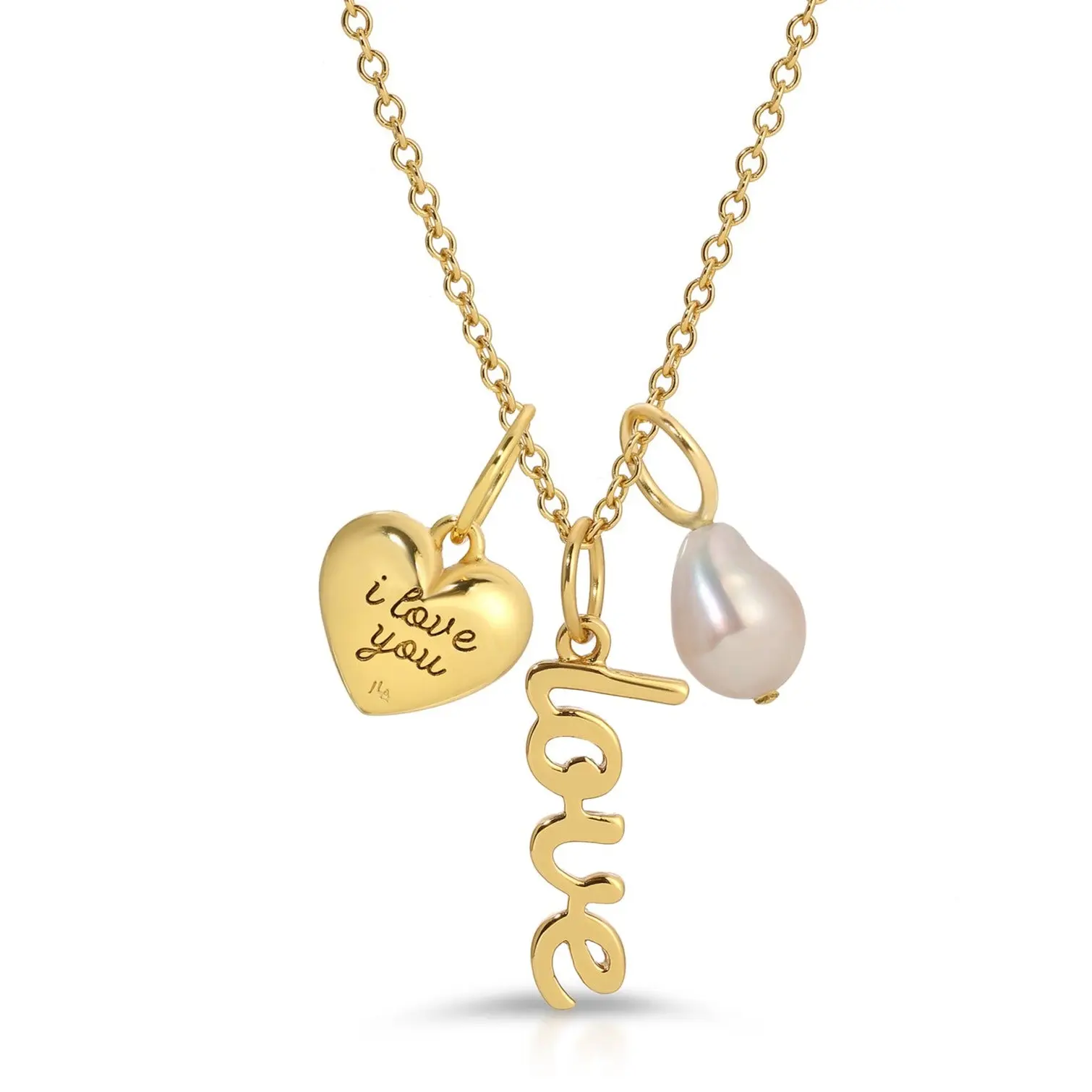 It's A Love Thing Charm Set - Cable Chain