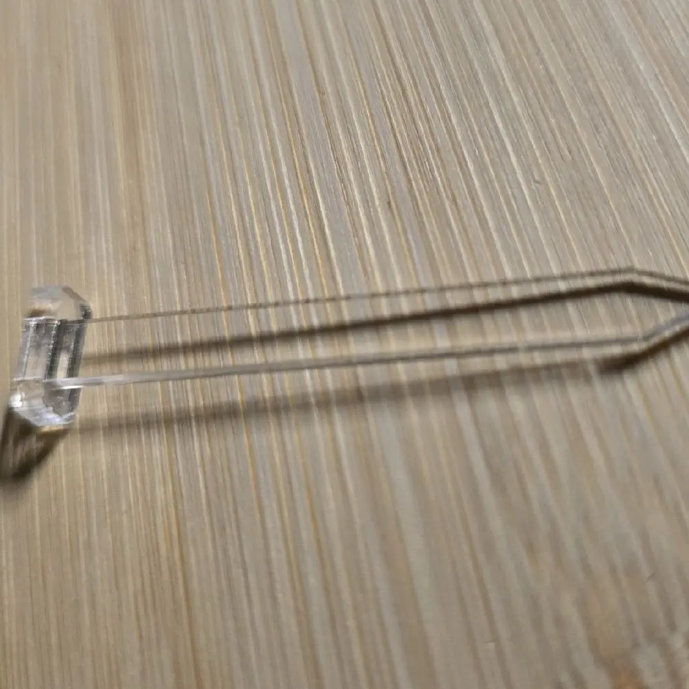 10-Pack Acrylic Dessert Cake Charm (Sticks with Adhesive Back)