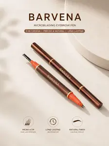 2 Tip UltraFine Pen - For Beard & Eyebrows - Water Resistant, Natural Look, Easy to Use, Long Lasting - Beard Pencil Filler, Eyebrow Pencil Filler - Beard Pen, Brow Pen for Defined, Fuller-Looking Facial Hair