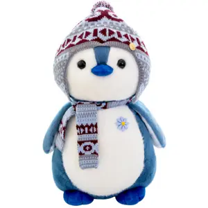 Blue Penguin Stuffed Animal 7.9 inches, Blue Penguin Plush Toy, Cute Blue Penguin Plush, Cute Soft Plush Stuffed Animal For Decor Room, Birthday Gift