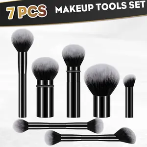 7pcs Makeup Brush Set, Face Makeup Brushes, Soft and Gentle on the Skin, Portable Makeup Tools for Beginners