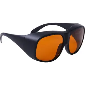 Laser Safety Glasses 355nm,405nm,445nm,450nm,532nm, 980nm,1064nm Q-switched Tattoo Removal Eyewear for Laser Technician,Green Laser,Blue Laser Eye Protection Goggles Laser Engraving