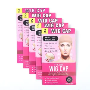 5 PACKS Wig Cap For Women Heatless Hair Care Natural Beige Beautiful You