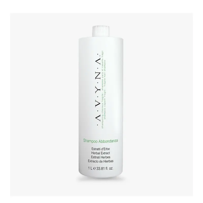 AVYNA Shampoo Abbondanza – Herbal Extract Shampoo (1L / 33.81 fl. oz.)