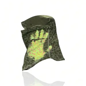 Color Changing Rasta Balaclava - Shiesty Style Heat Reactive Leopard Ski Mask for Men & Women - Warm Face Cover for Hip Hop Fans, Winter Sports & Outdoor Thermochromic Technology