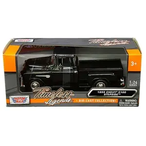 Motormax 1:24 1955 Chevrolet Step side Truck Diecast Model Toy Car