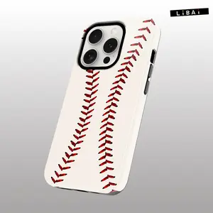 Super cool baseball two-piece design, double-layer protection inside and outside two-in-one glossy mobile phone case, suitable for iPhone/Galaxy non-slip light luxury case, gift, giveaway, super hot, hot sale, discount, trend, recommended--975